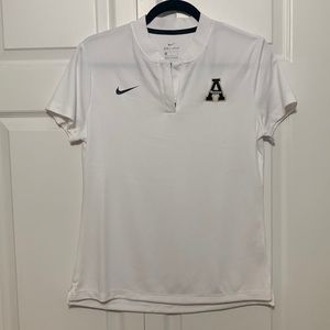 White Womens, Appalachian State golf shirt